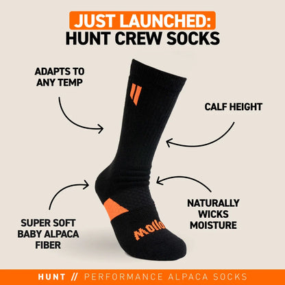 Hunt Crew Socks